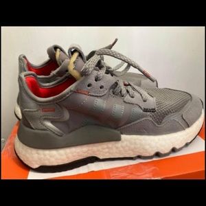 Adidas boys running shoes size 4.5